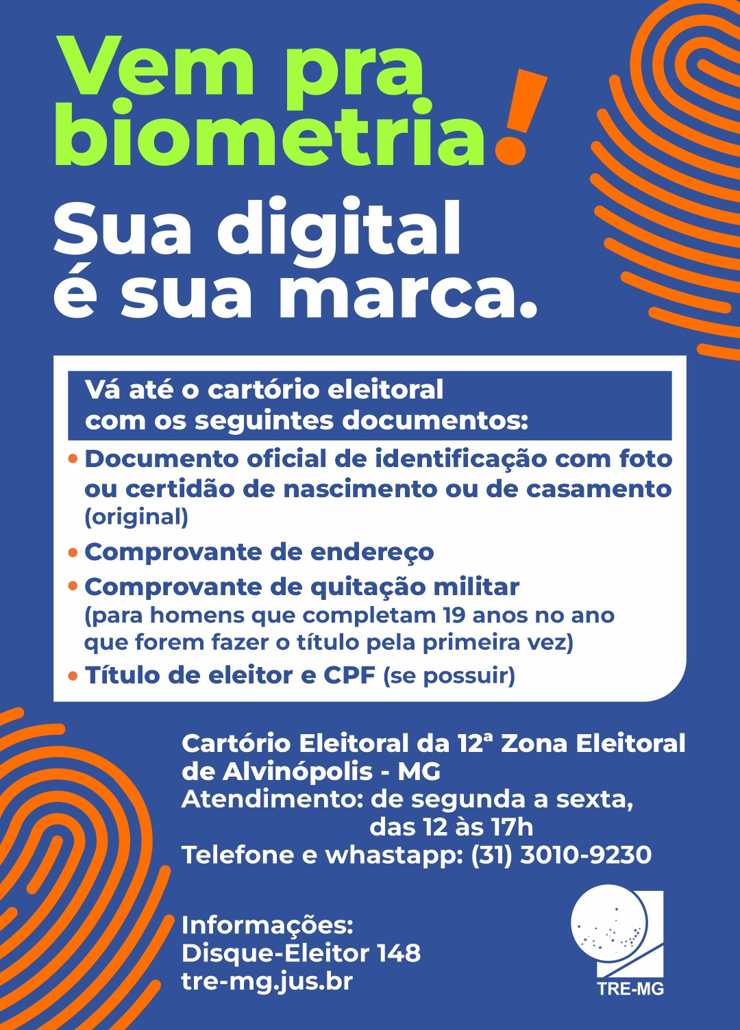 A DIGITAL DE CADA UM FAZ A DIFERENÇA!