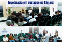 Equoterapia em destaque na Câmara